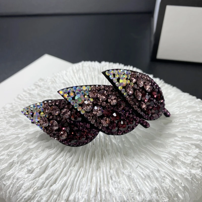 K525金枝玉叶渐变8厘米弹簧夹