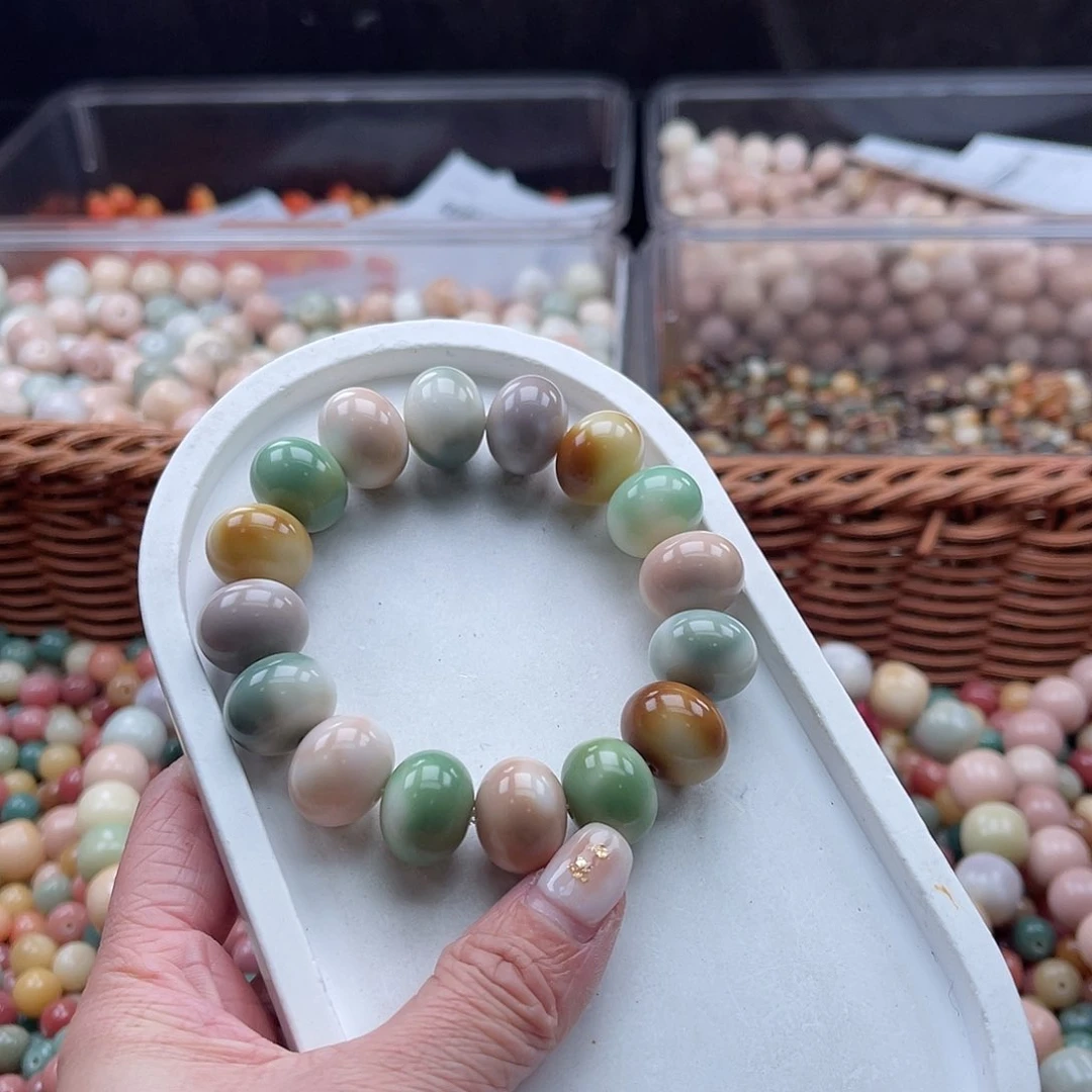 白玉菩提吊坠C/16mm/20颗