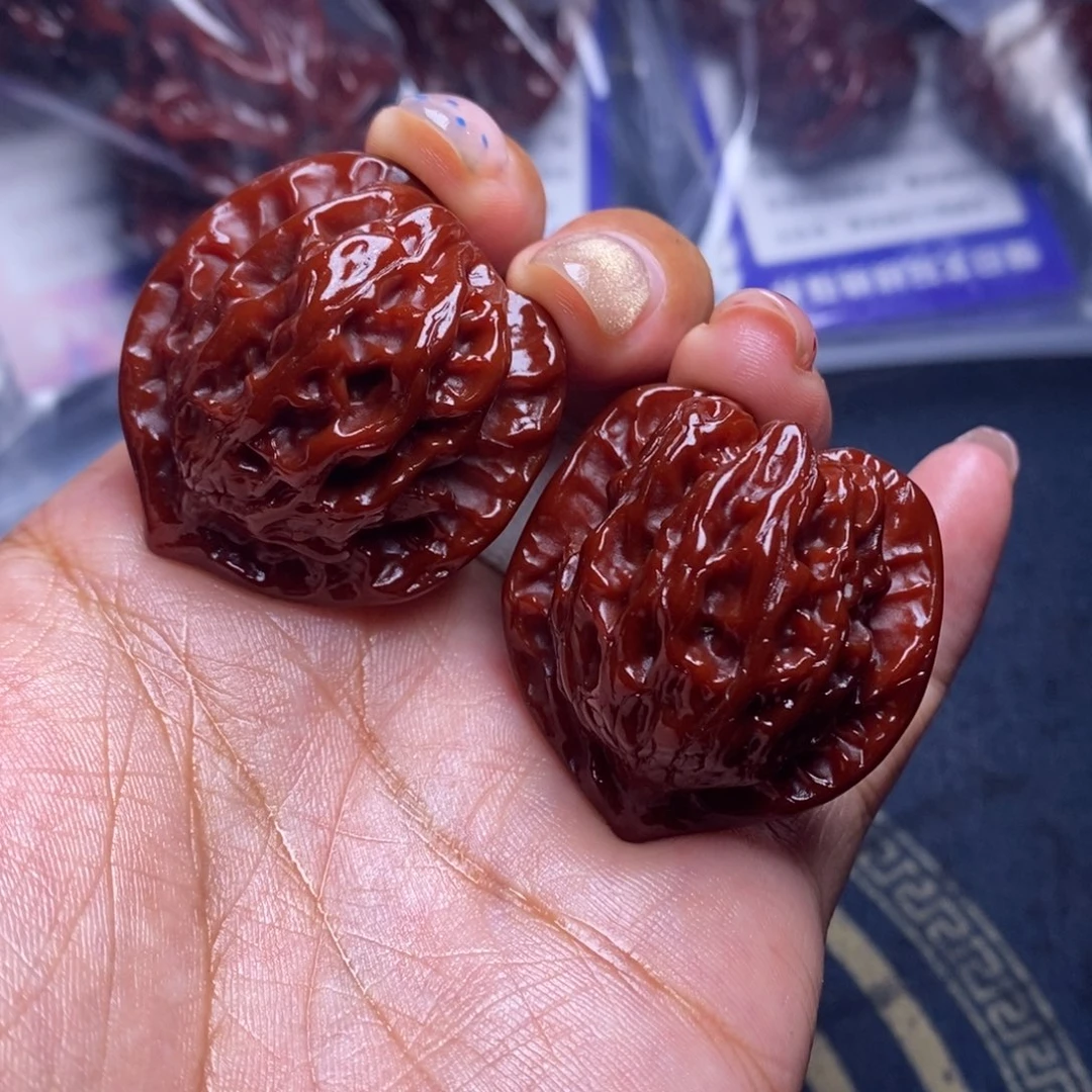 文玩核桃把件盘山35