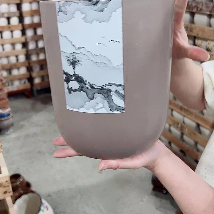 有孔，凑单福利满10元发货陶瓷多肉花盆！