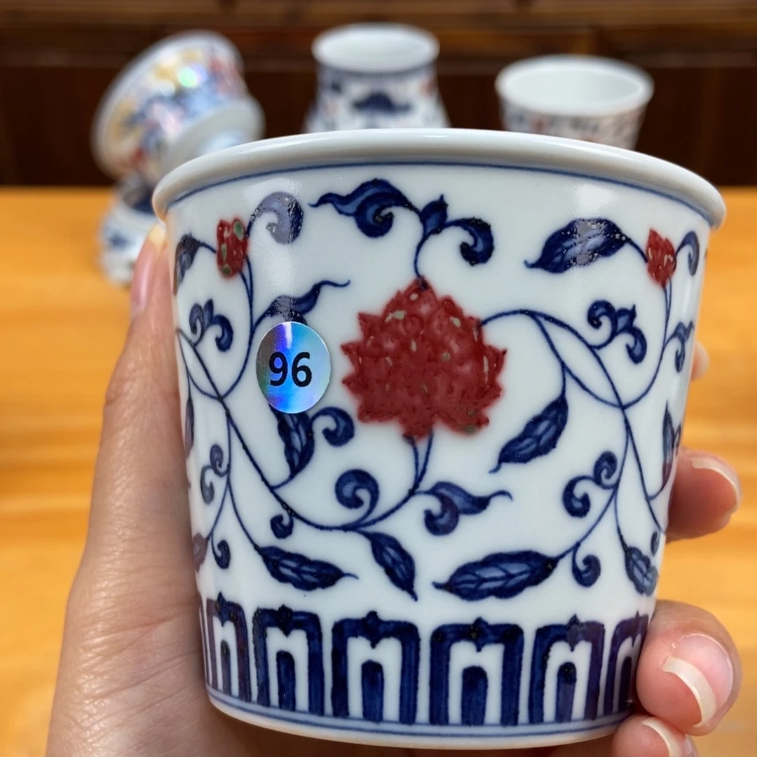 手绘现代茶具非古董