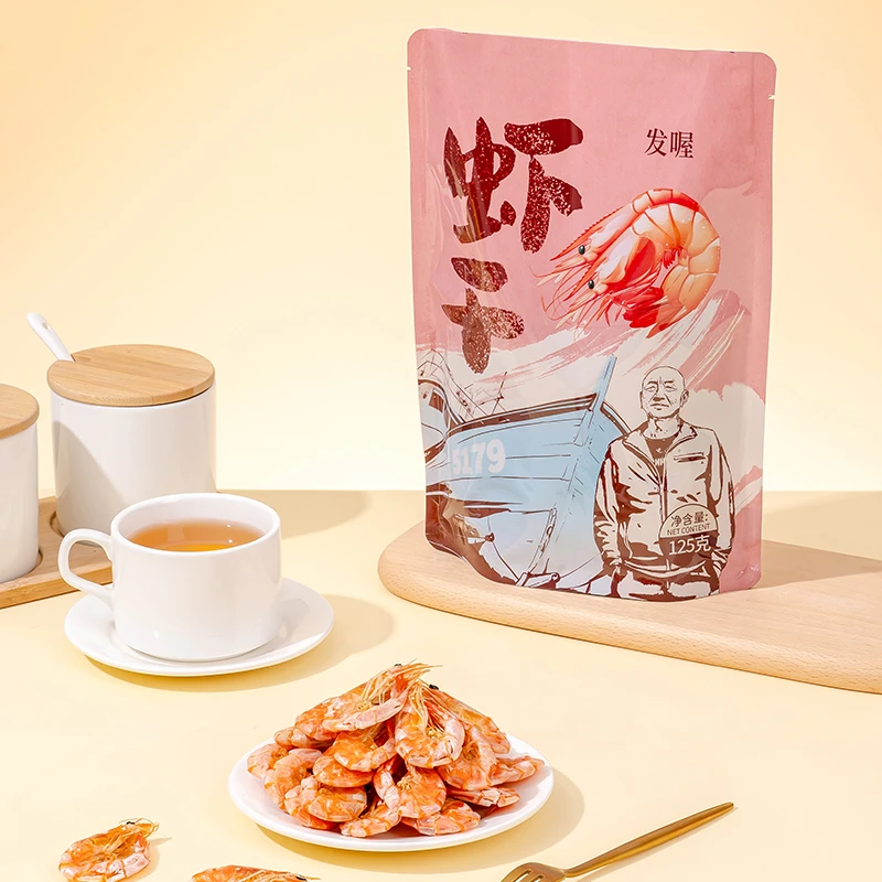 发喔电烤脆皮虾白虾干海味零食开袋即食海虾零食