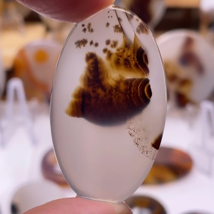 玛瑙/玉髓未镶嵌吊坠(不含链)