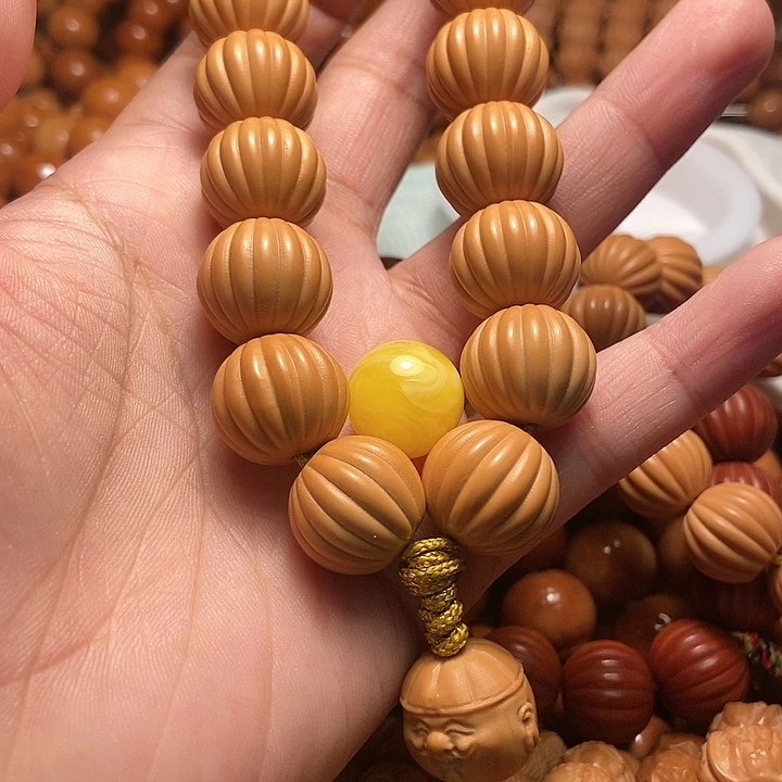 猴头核桃手串默*手持