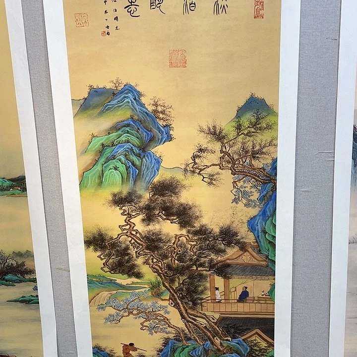 国画书画描金拓染金石传拓手写