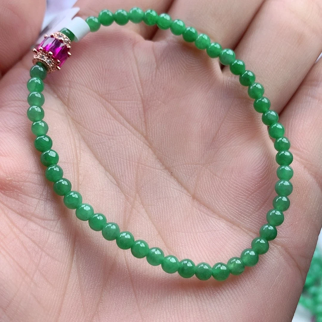 未镶嵌手链翡翠手串