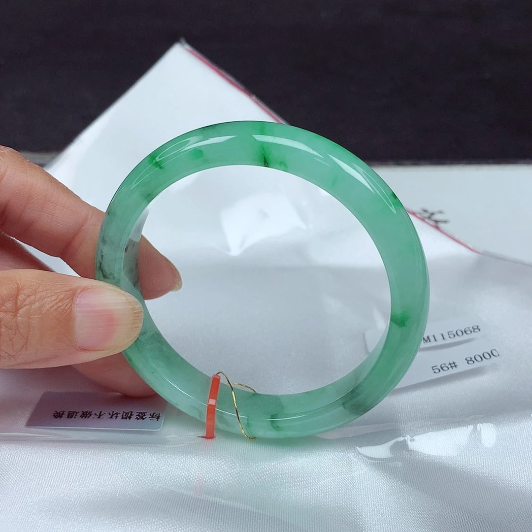 未镶嵌手镯翡翠56圈5068