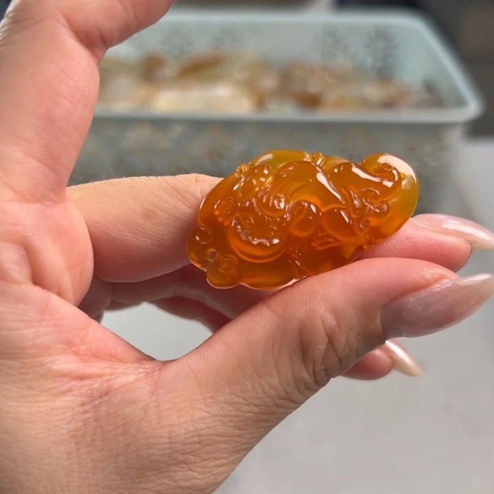 玛瑙/玉髓吊坠(不含链)未镶嵌