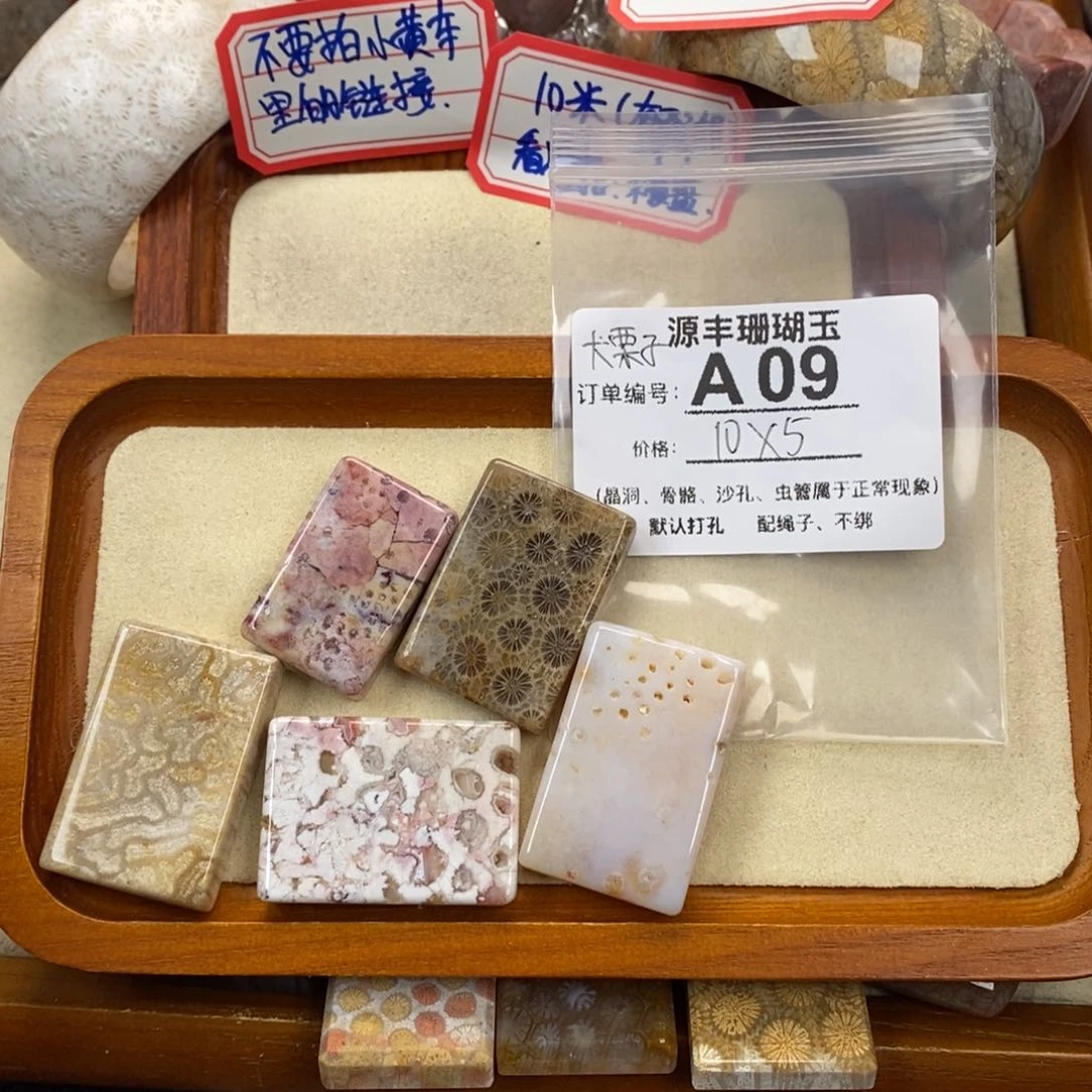 硅化玉颈饰未镶嵌这***子