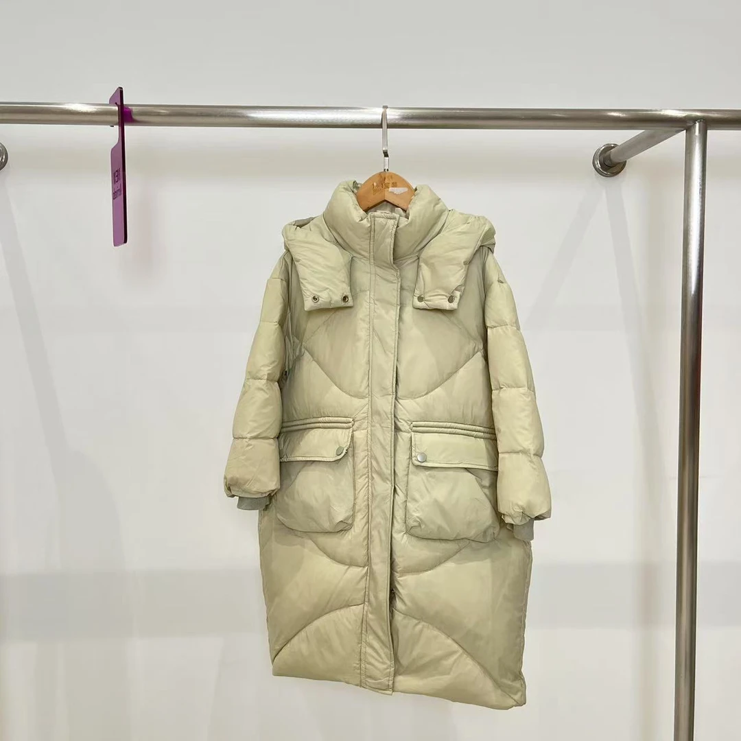 冬女童羽绒服绿色 8064羽系