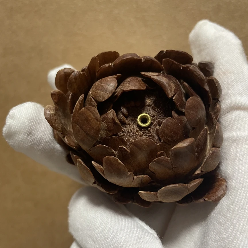 花开富贵香插黑肉老料沉水保真印度迈索尔老山檀香