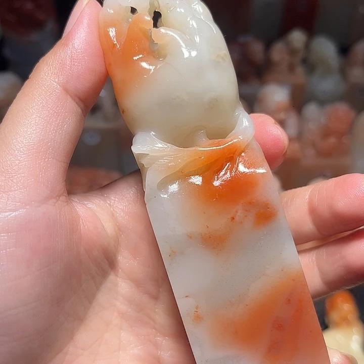 奇***杨老挝石老挝保利石印章