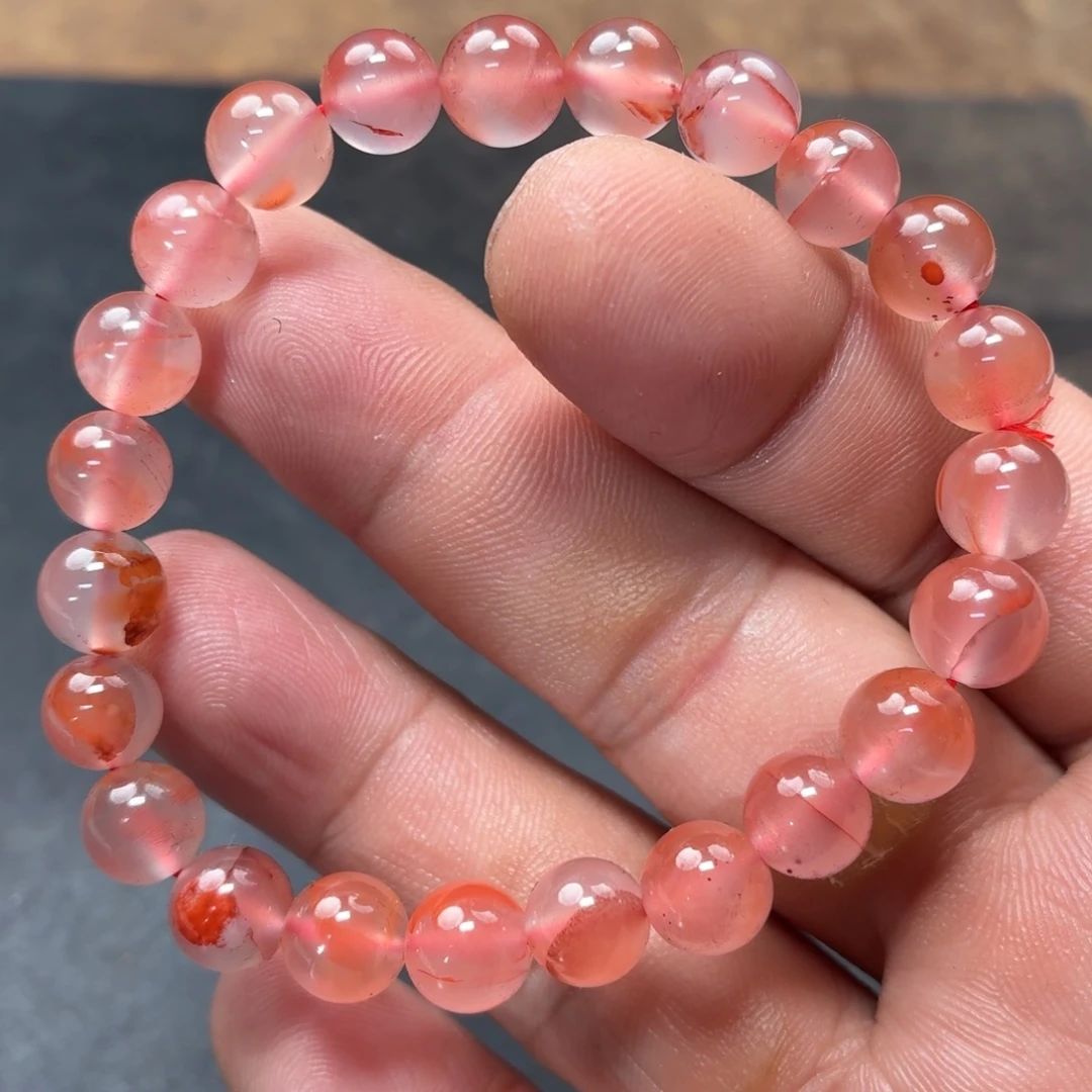 南红玛瑙未镶嵌手链