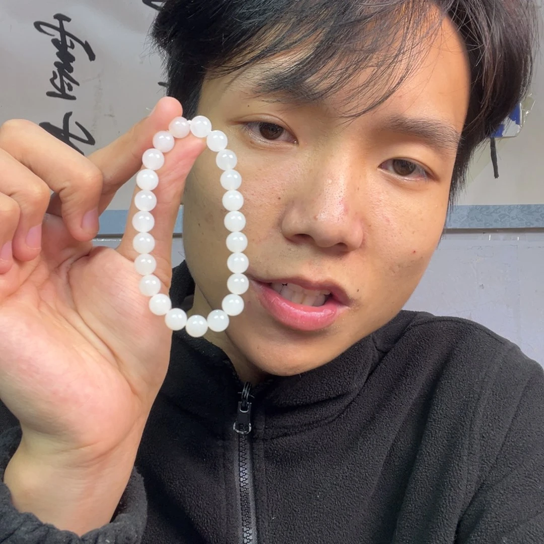 颈饰未镶嵌和田玉多样性高端羊脂玉卡8货头
