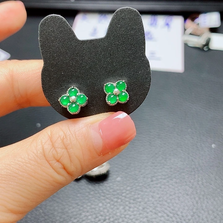 银S925镶嵌戒指翡翠