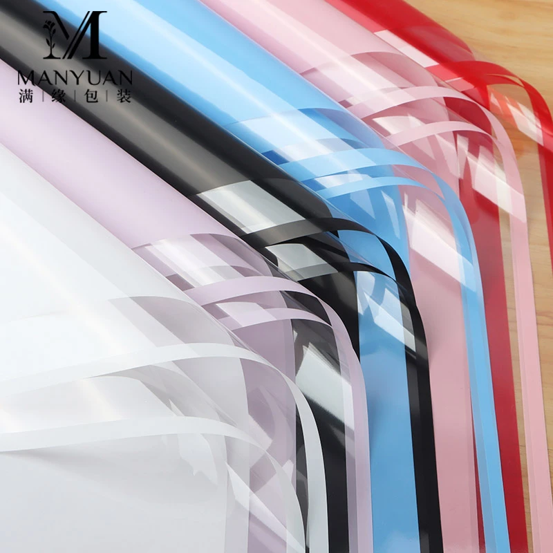 防水透明简框opp玻璃纸花艺花束包装纸玻璃纸鲜花花艺材料包装纸