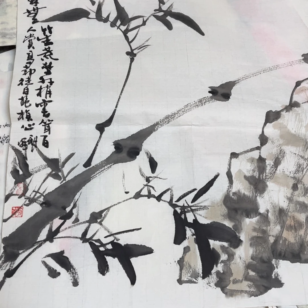 国画12.2纯手绘无边框作品