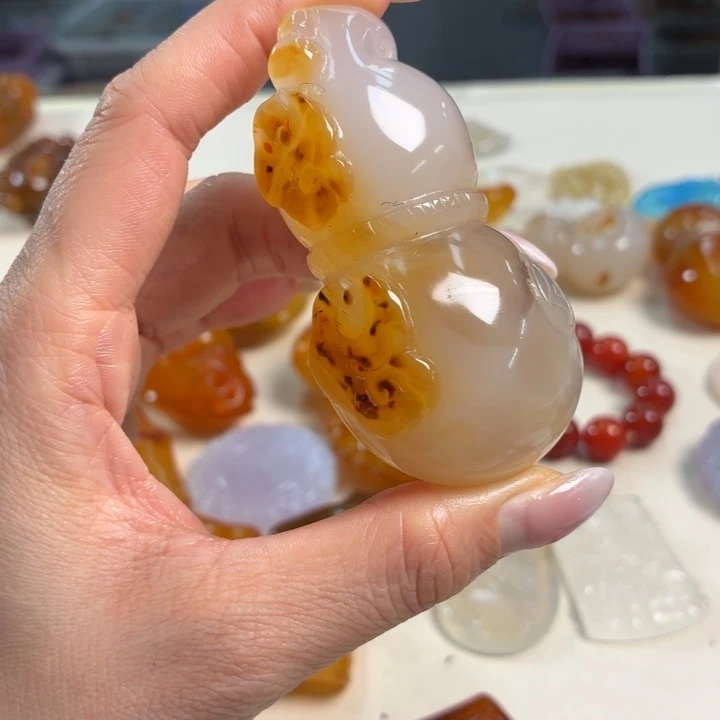 玛瑙/玉髓未镶嵌吊坠(不含链)