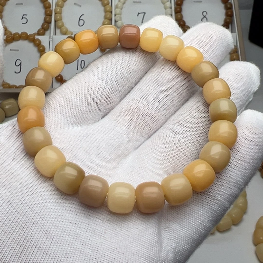 k****手串菩提根/象牙果卡10鬼工干磨天然风化老料S85