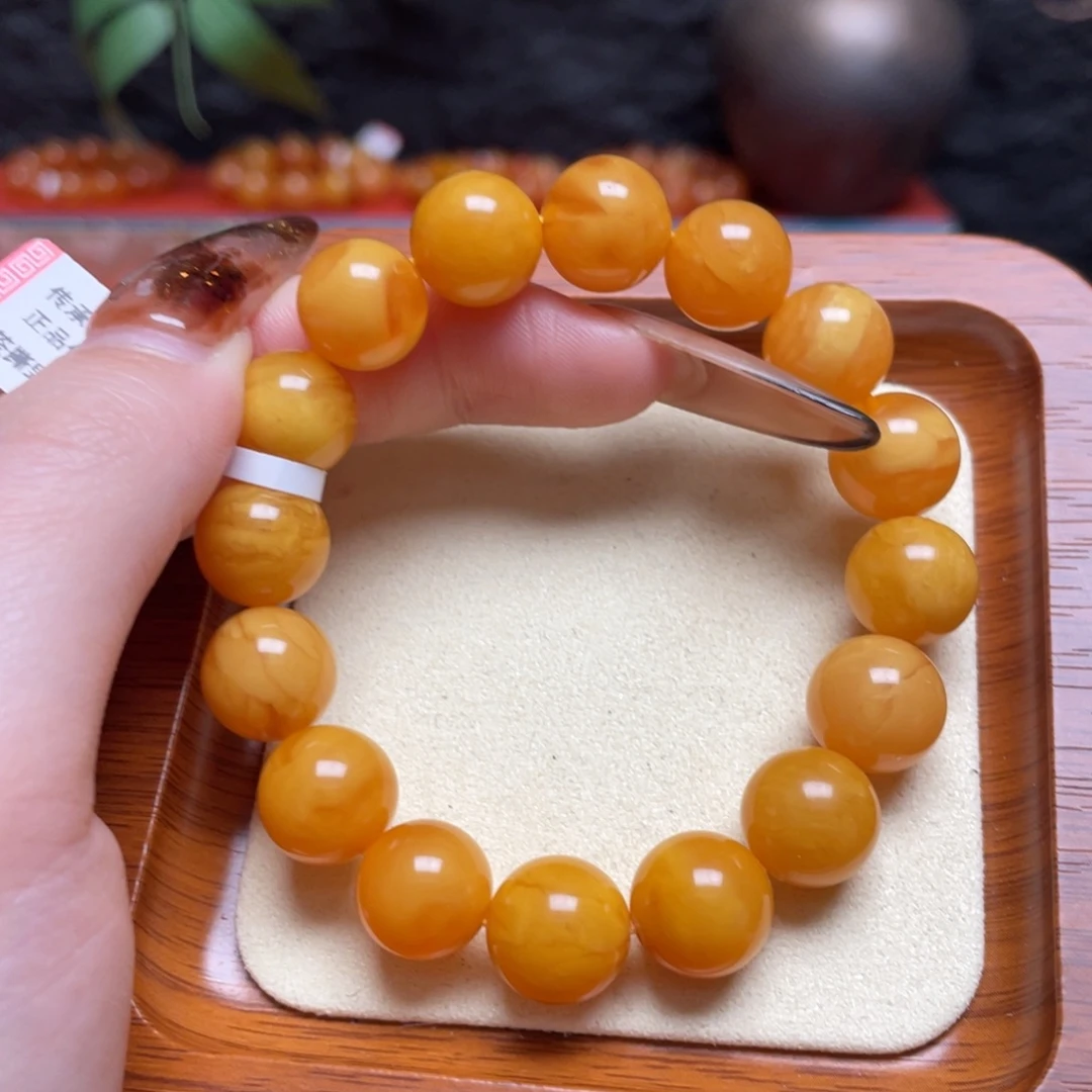 蜜蜡未镶嵌颈饰手串