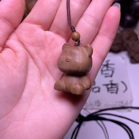 檀香木吊坠檀香小熊