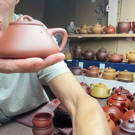 茶壶紫砂老*宜兴紫砂原矿低槽清