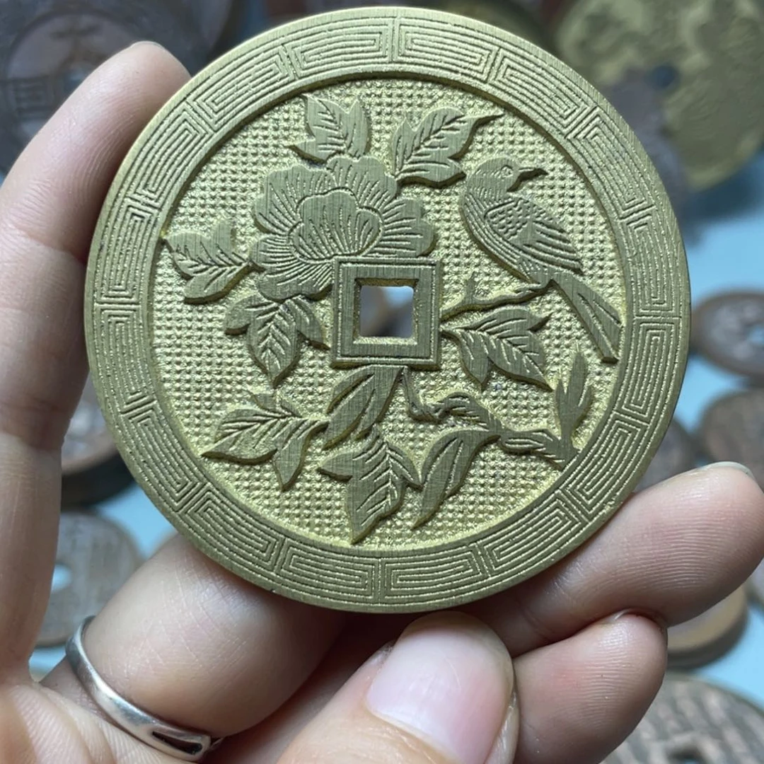 铜现代仿制工艺文创铜币