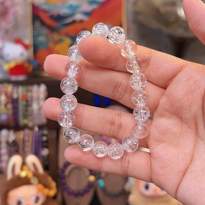 水晶手串未镶嵌喜马拉雅白水晶