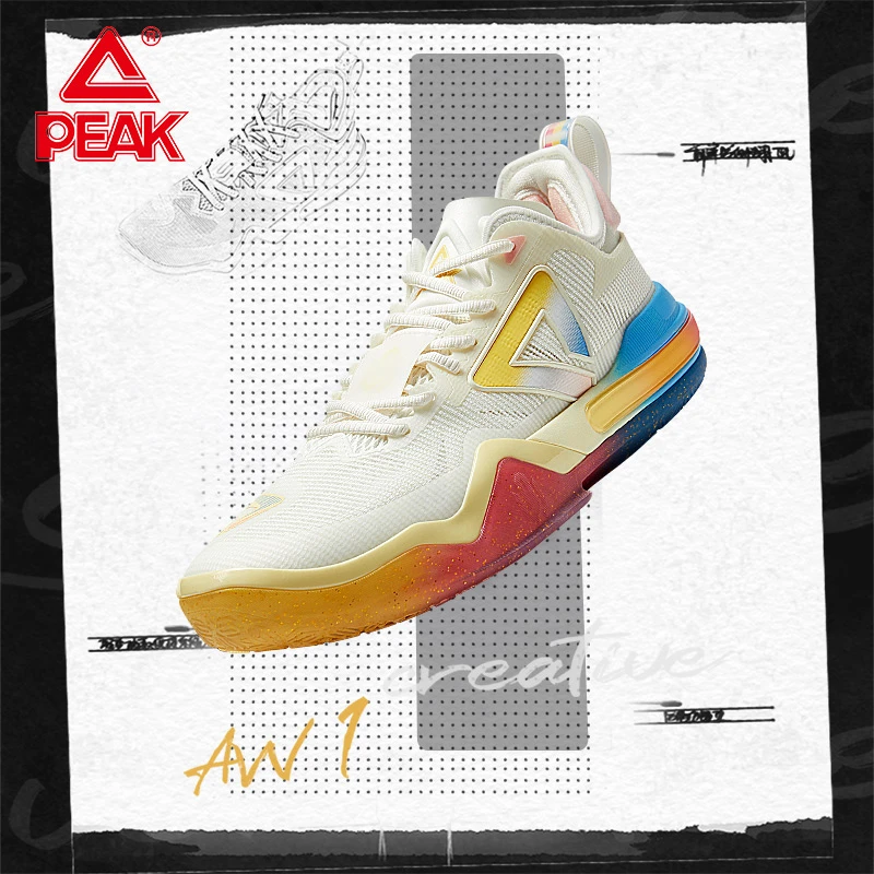 匹克AW1维金斯同款态极篮球鞋男低帮实战球鞋男鞋运动鞋ET33015A