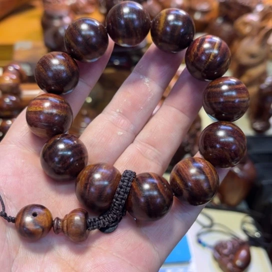 黄花梨/降香黄檀手串/手链黄花梨