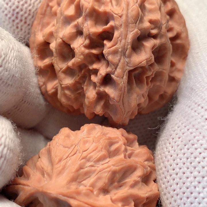 文玩核桃把件锦*瑟山地原装苹果园