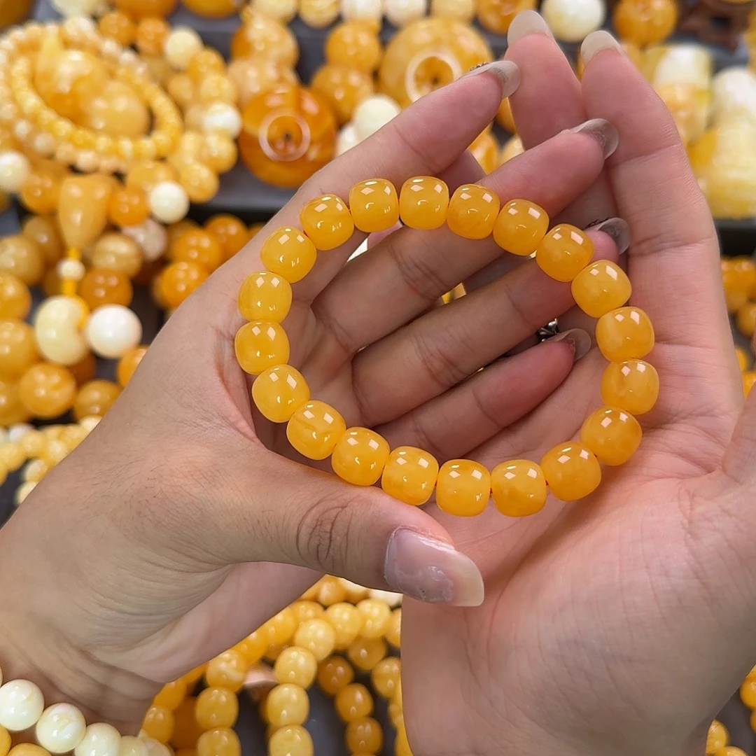 蜜蜡未镶嵌珠宝奇石同料12mm