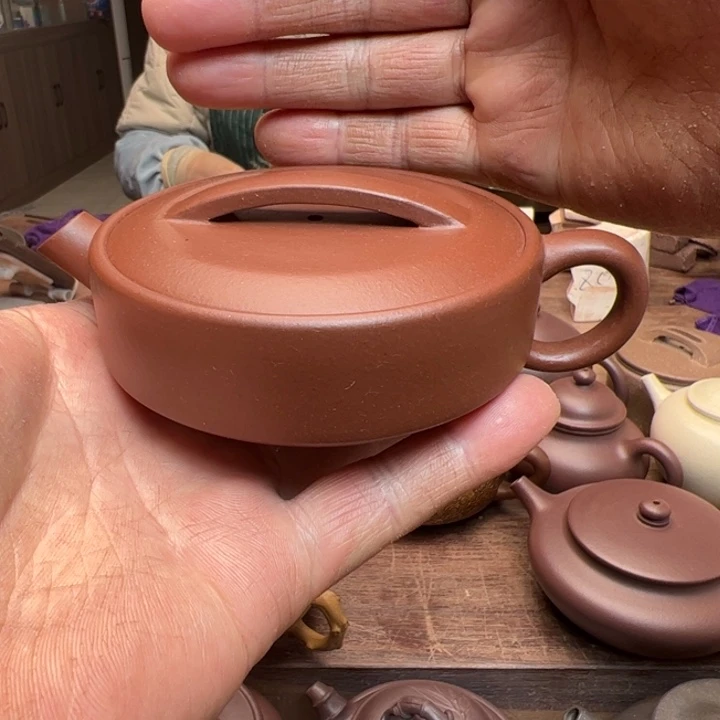 清水泥茶壶清水泥半手精工制作汉瓦150c c