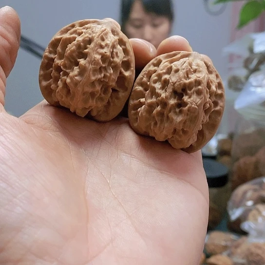 【闪购商品】把件文玩核桃37蜡皮野狼小众