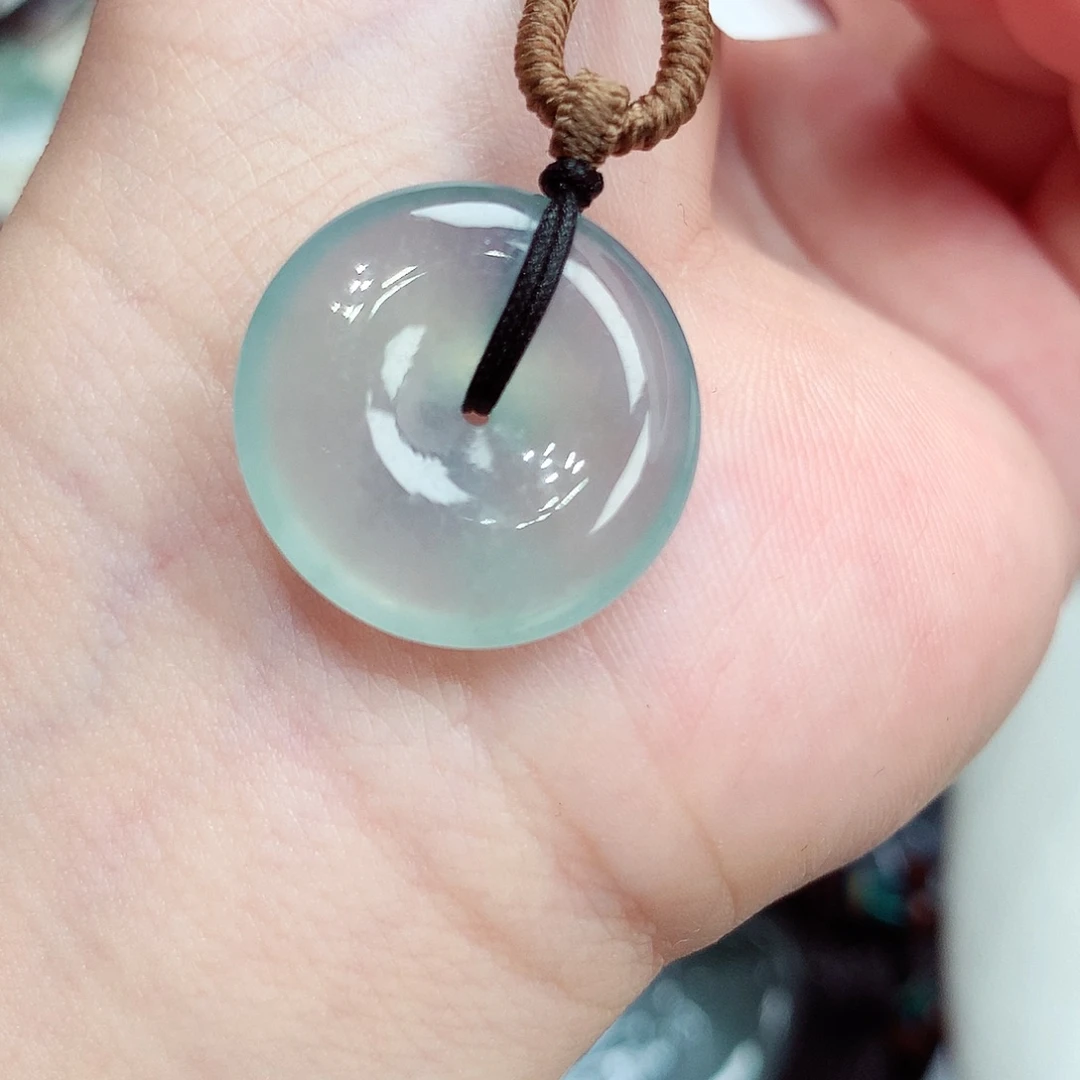 翡翠未镶嵌颈饰翡翠34，20.8/5.3