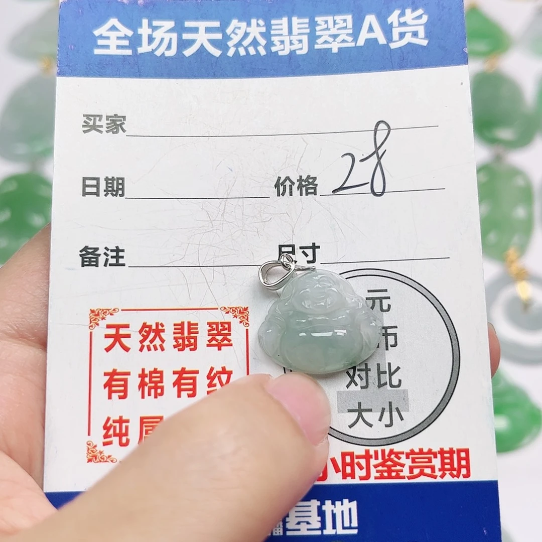 翡翠银S925镶嵌颈饰