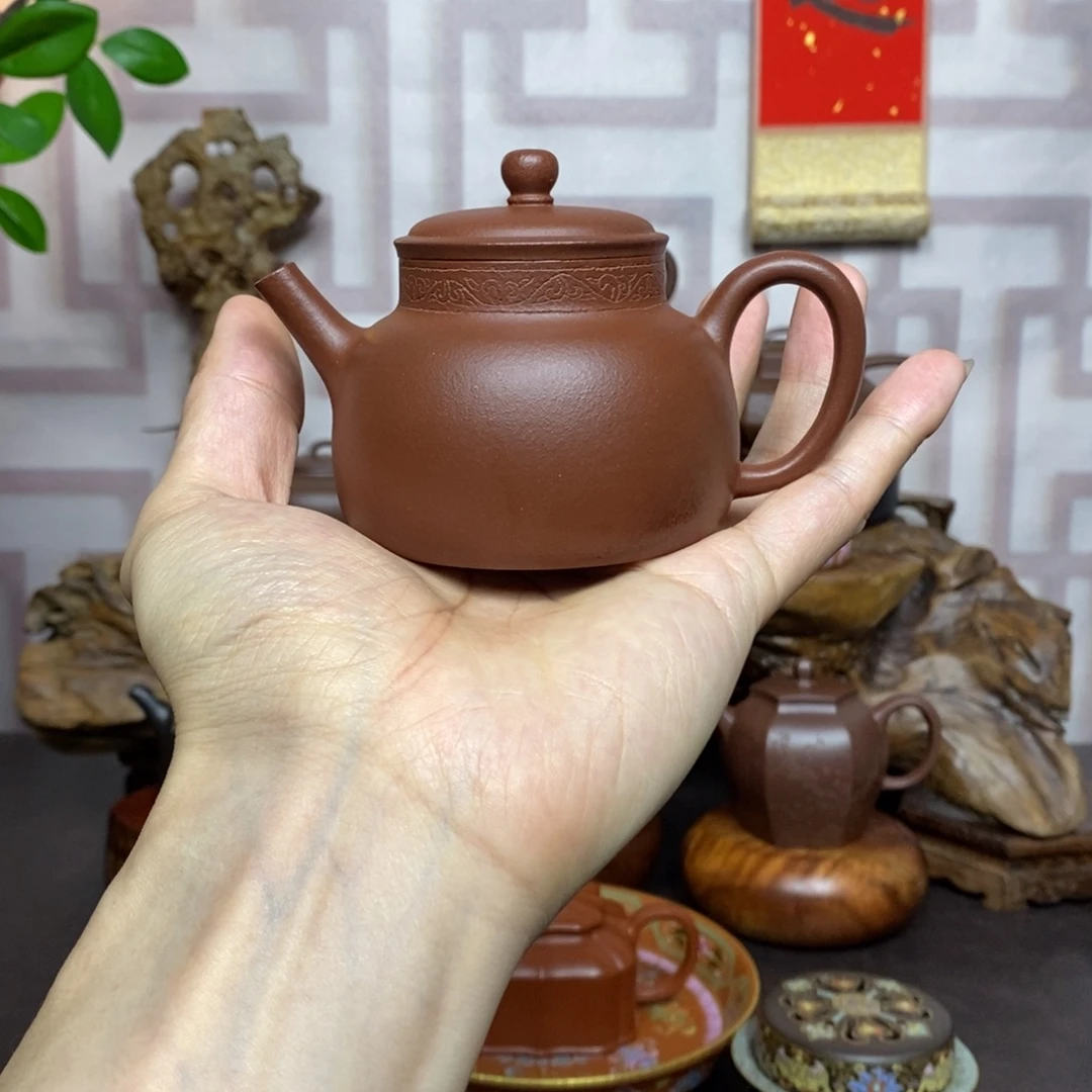 紫砂茶壶紫砂茶具底槽青言心