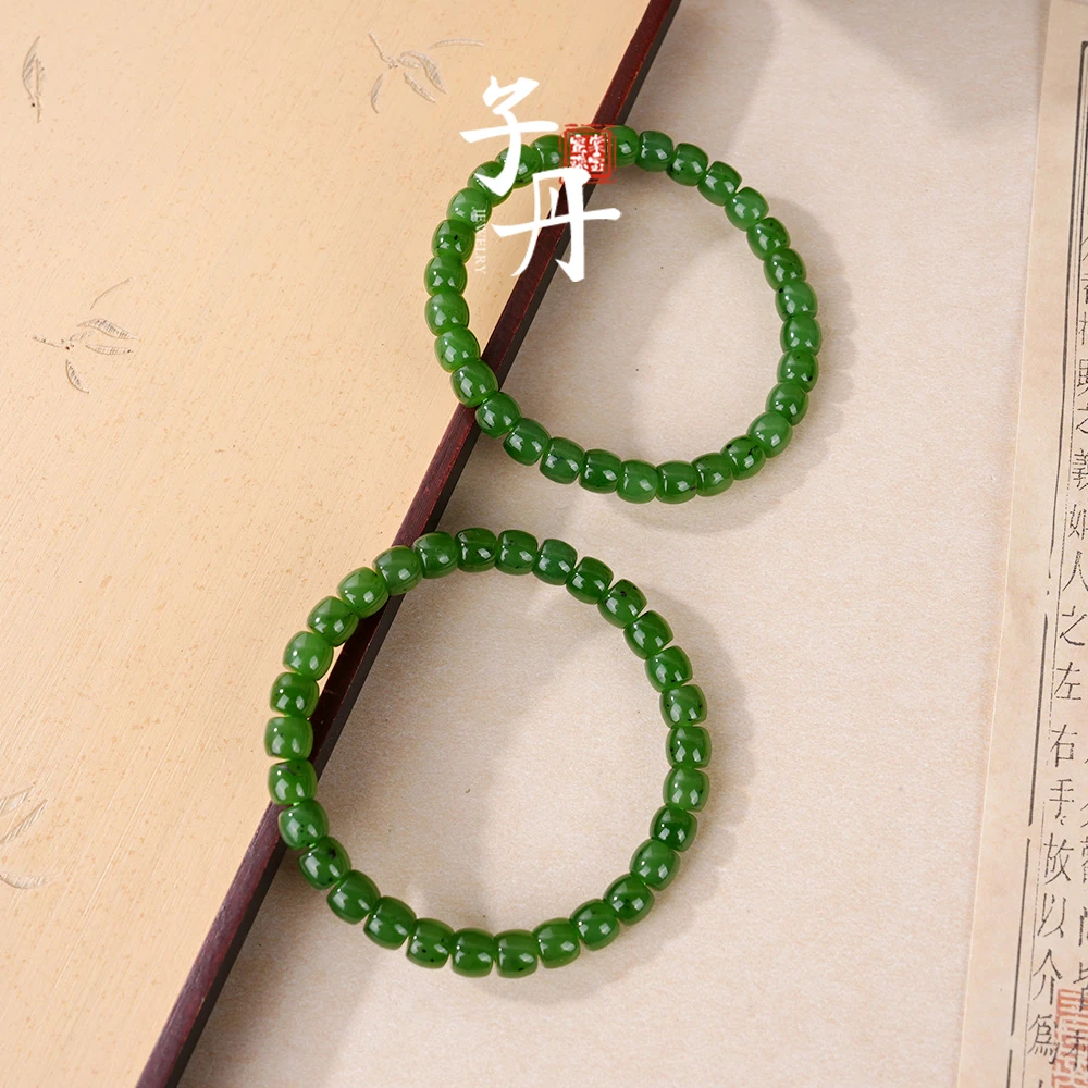 【子丹】碧玉直切手串6mm（多样性发/发一条）X1102-1028