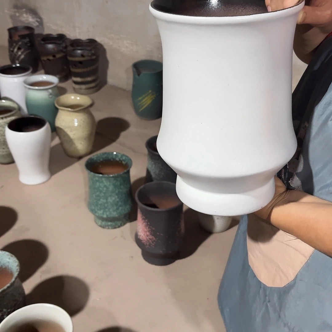 紫砂花盆口20高30