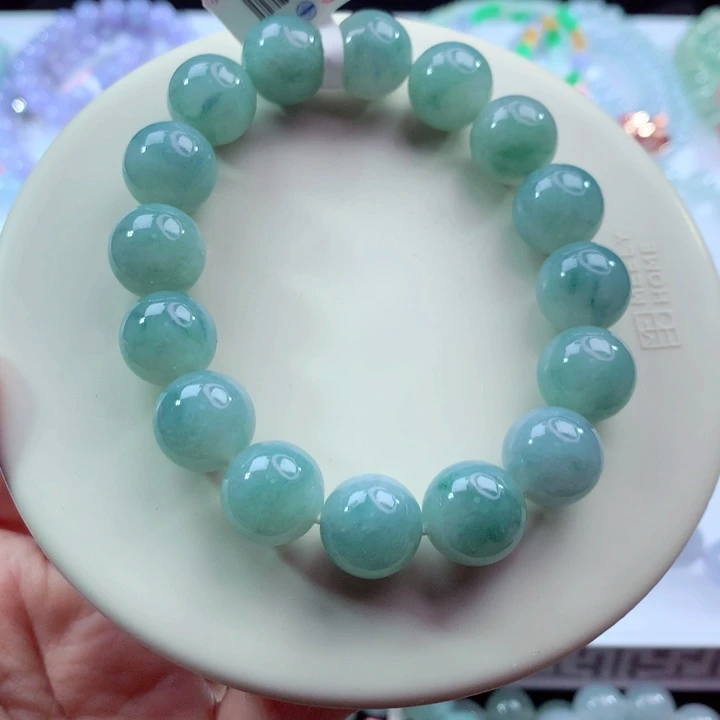 翡翠未镶嵌手链卡13.3