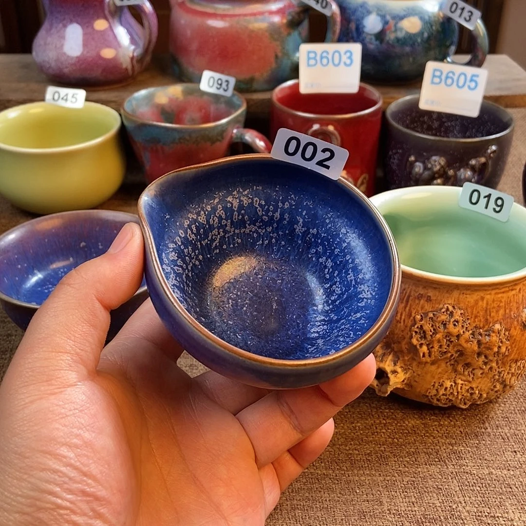 瓷片能****4钧瓷主人杯杯