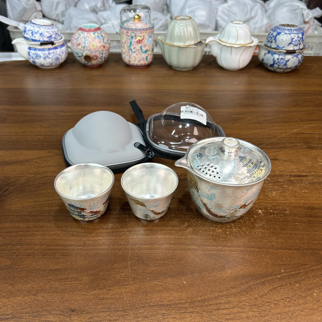 g127-龙腾四海一壶两杯旅行茶具