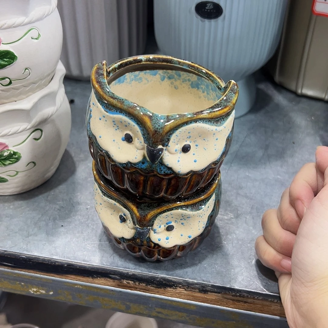 外贸尾单陶瓷花盆凑10米包邮