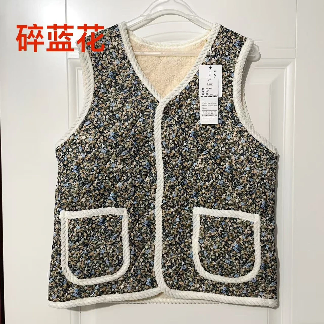 A 秋冬女士加绒保暖马甲24666