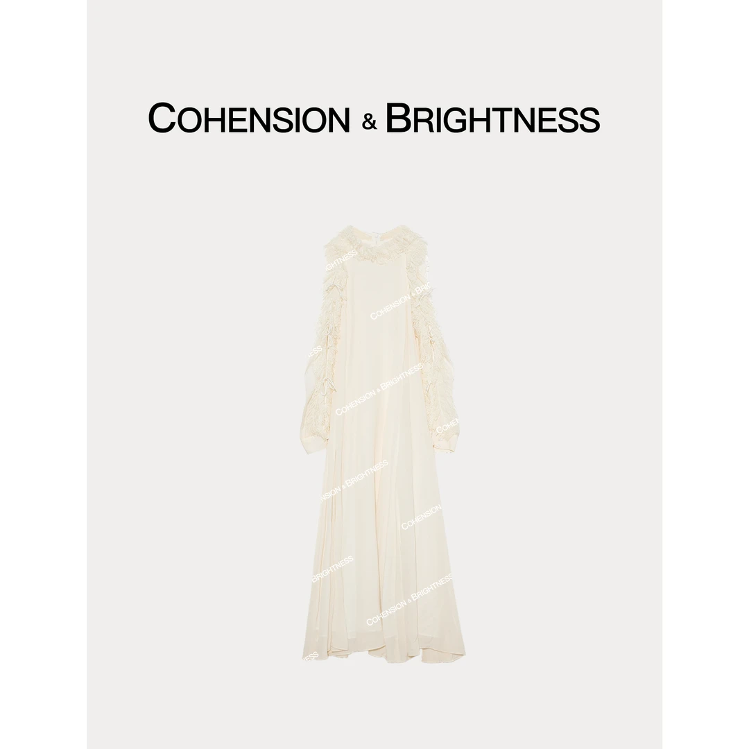 凝慧真的好【摇曳仙姿】春季设计师款蕾丝花边露肩连衣裙汉服LQ150