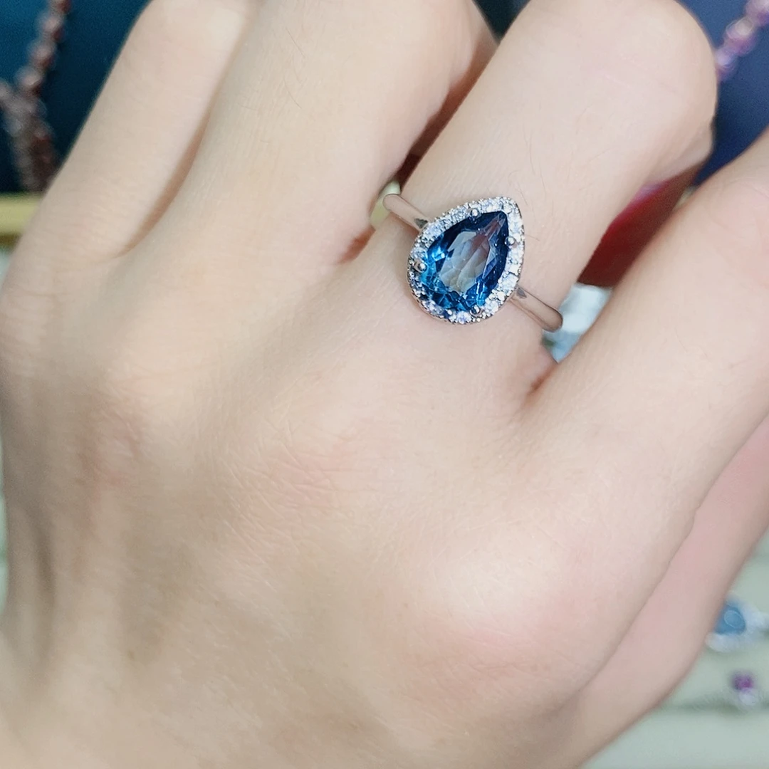 托帕石戒指未镶嵌