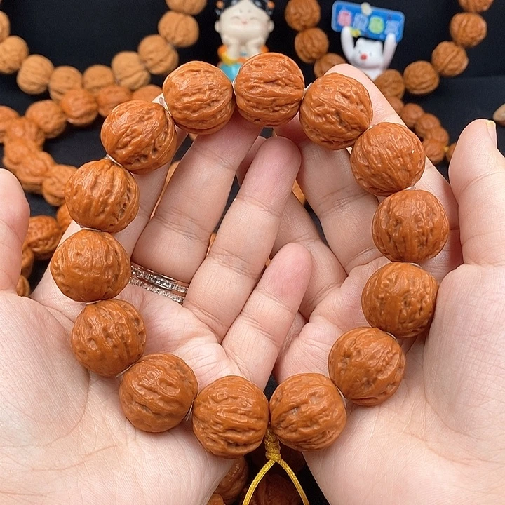 文玩核桃手串浅纹元宝手串