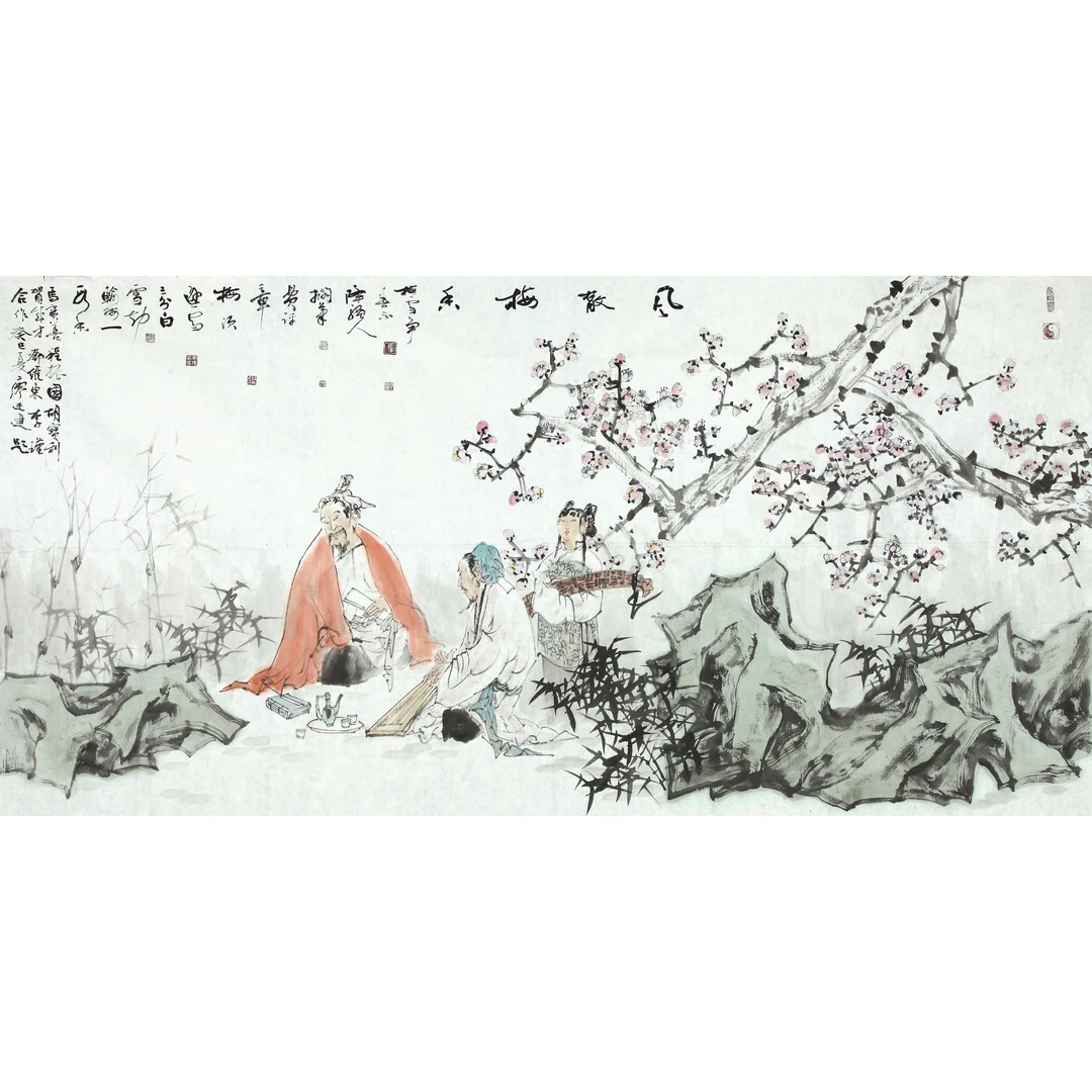 13449、马宝善、程振国、胡宝利等 风散梅香【当代拍卖】