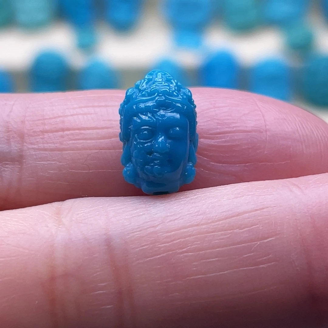 绿松石未镶嵌颈饰卡8-12-7