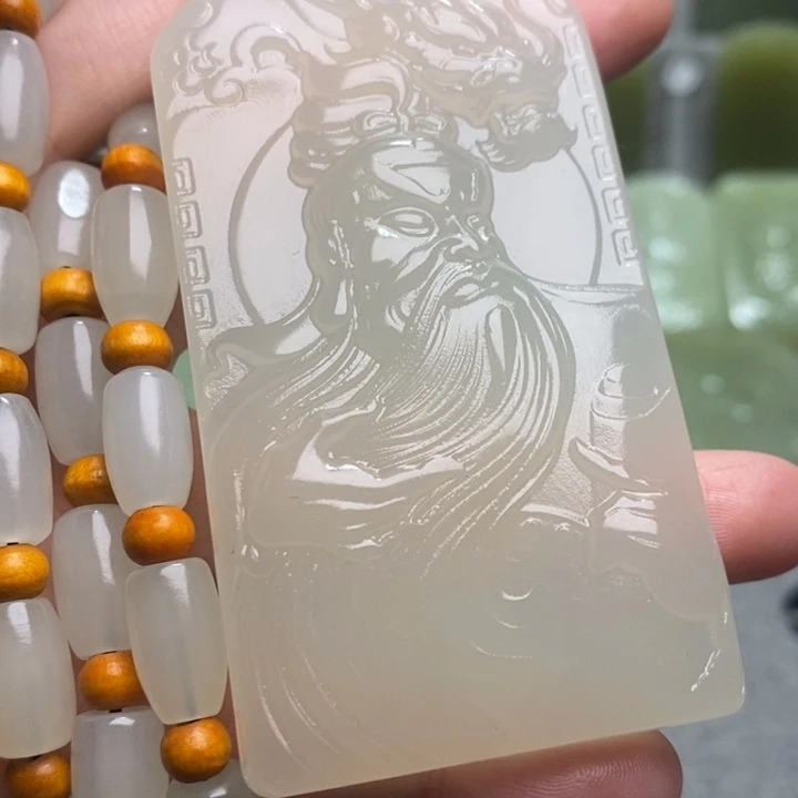 白冰玻璃种关公1111